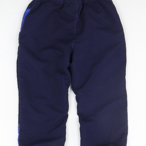 hullabaloo Boys Blue Striped  Sweatpants Trousers Size 3-4 Years