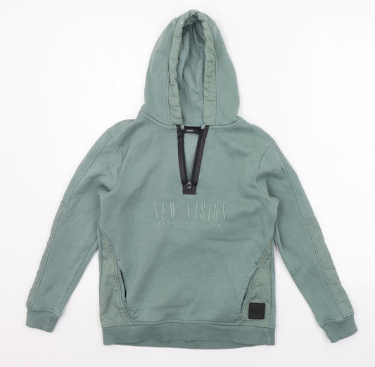 George Boys Green   Pullover Hoodie Size 9-10 Years