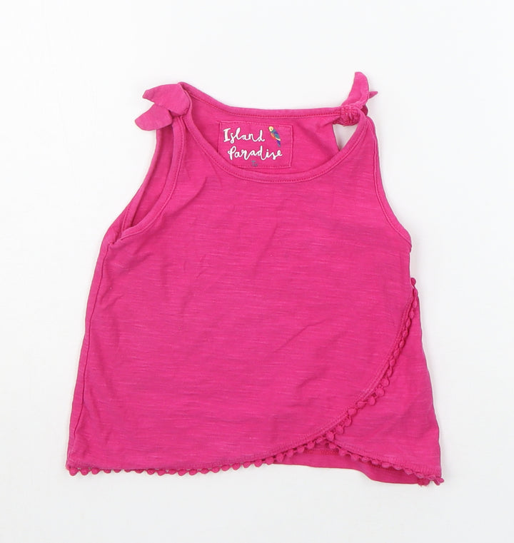 TU Baby Pink Basic Tank Size 12-18 Months