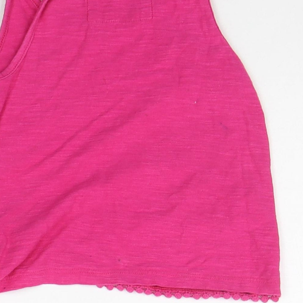 TU Baby Pink   Basic Tank Size 12-18 Months