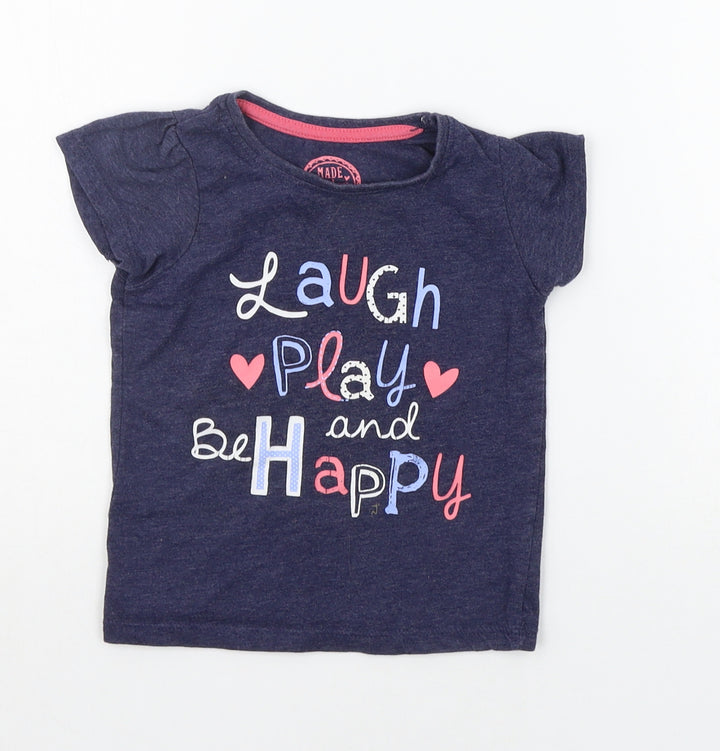 Young Dimension Baby Blue Basic T-Shirt Size 24 Months