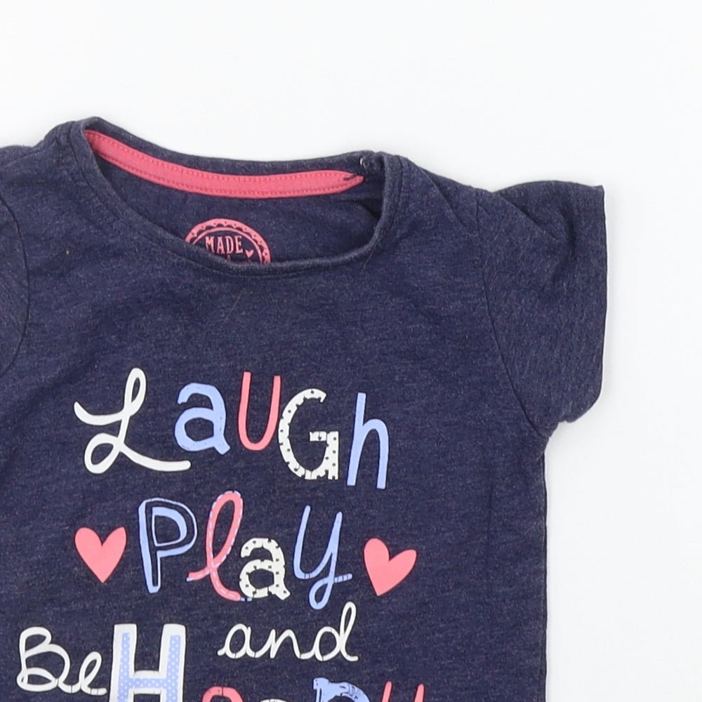 Young Dimension Baby Blue   Basic T-Shirt Size 24 Months