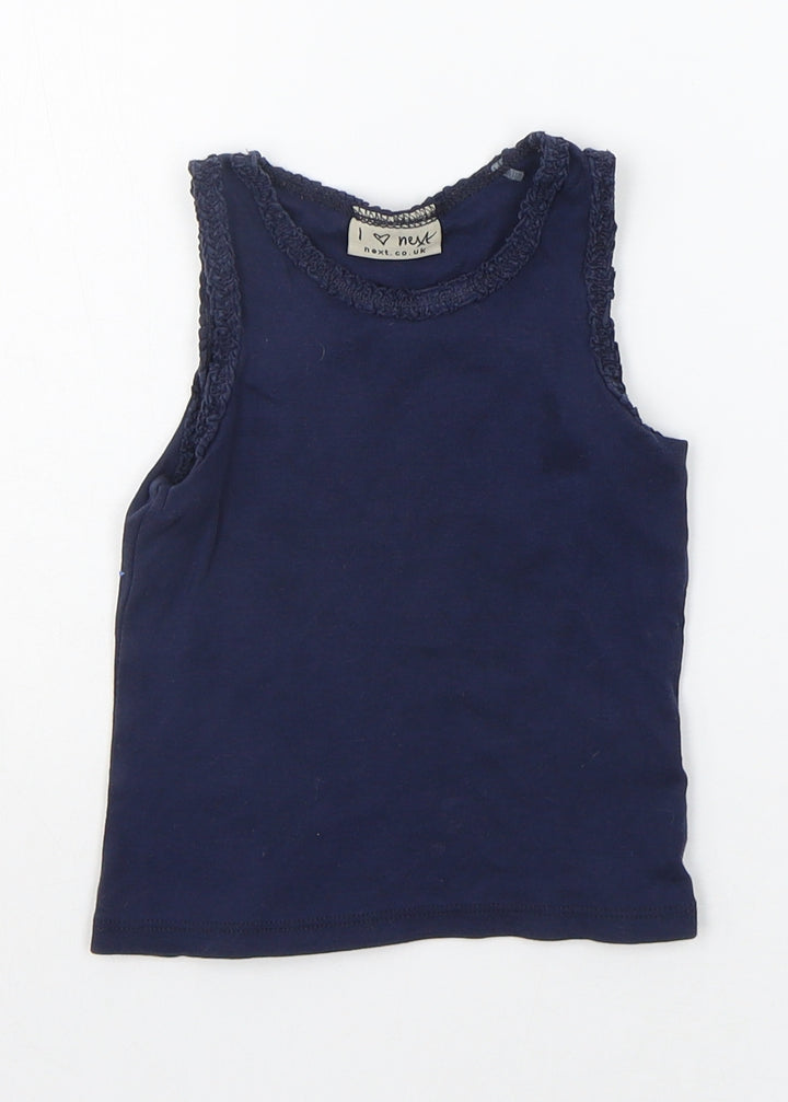NEXT Baby Blue Basic Tank Size 12-18 Months