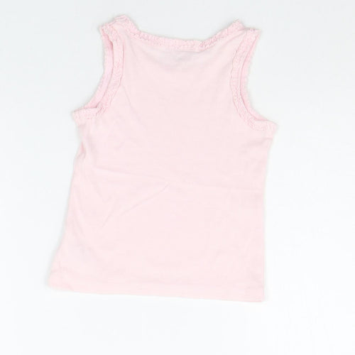 NEXT Girls Pink   Basic Tank Size 12-18 Months