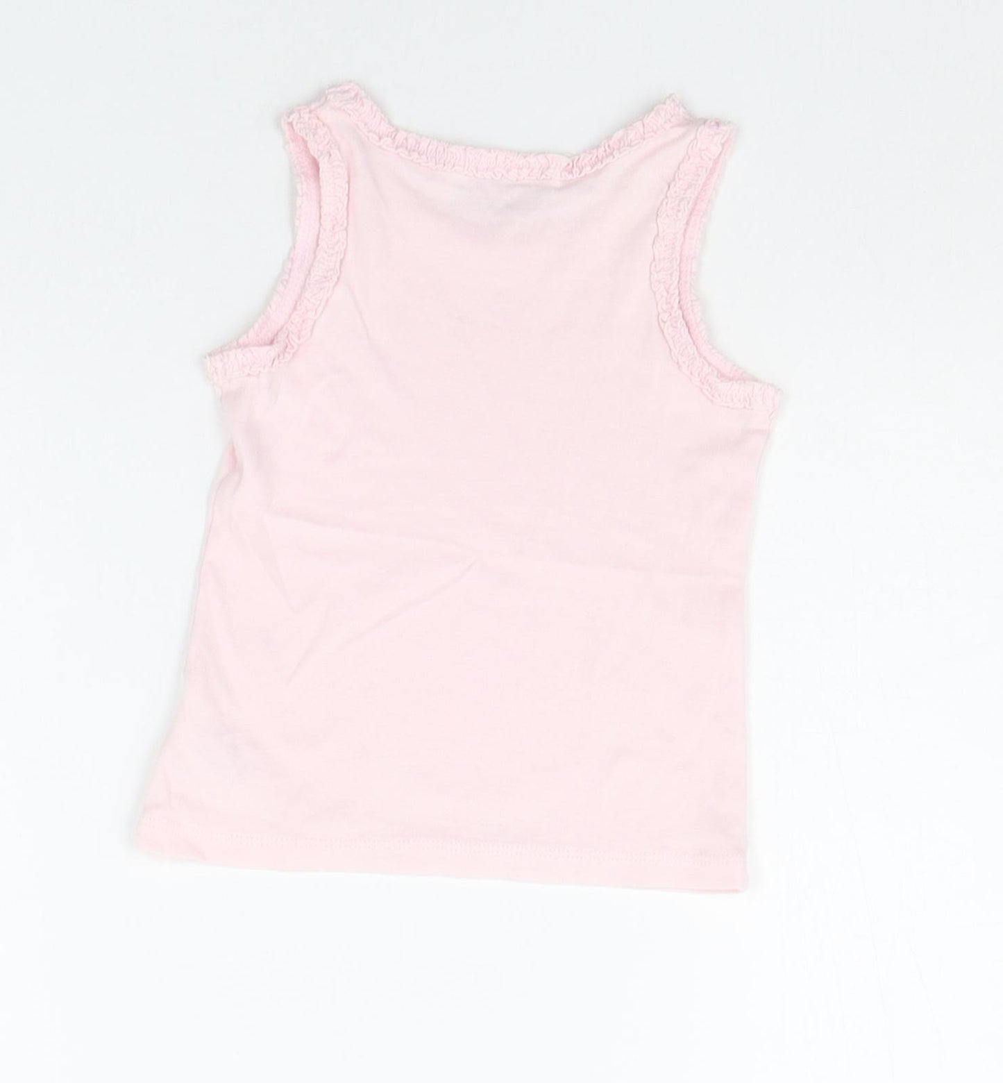 NEXT Girls Pink   Basic Tank Size 12-18 Months