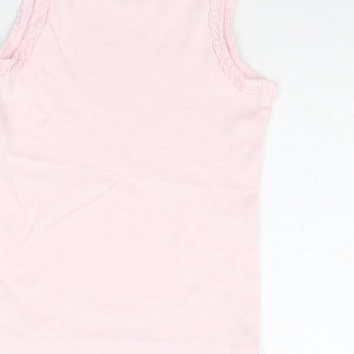 NEXT Girls Pink   Basic Tank Size 12-18 Months