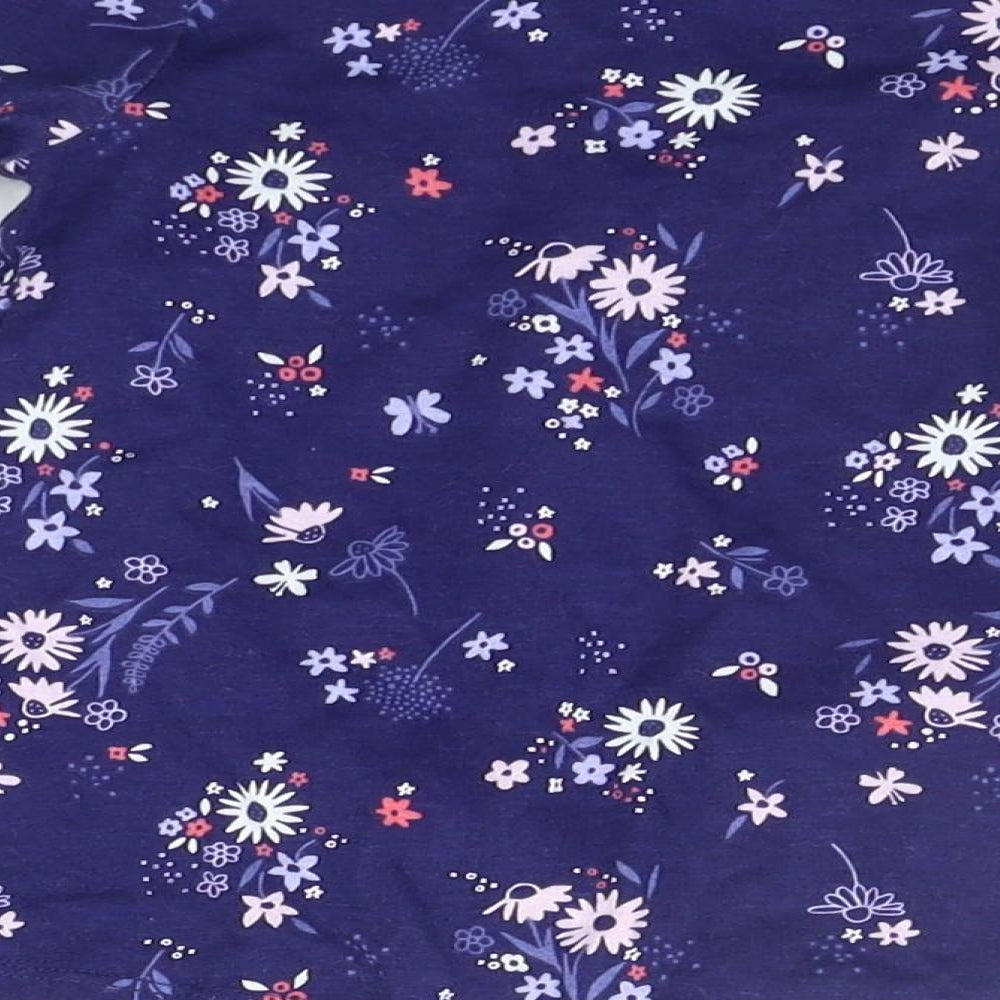 George Baby Blue Floral  Basic T-Shirt Size 18-24 Months