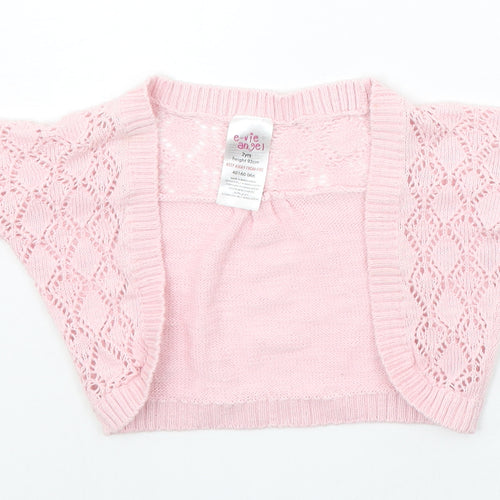 Evie Angel Girls Pink   Cardigan Jumper Size 2 Years