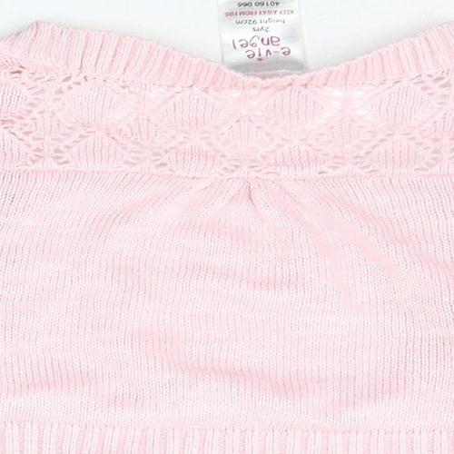 Evie Angel Girls Pink   Cardigan Jumper Size 2 Years