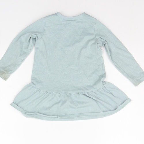 H&M Girls Green   Basic T-Shirt Size 12-18 Months