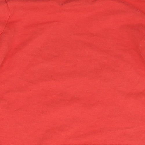 George Baby Red   Basic T-Shirt Size 12-18 Months  - SEQUIN