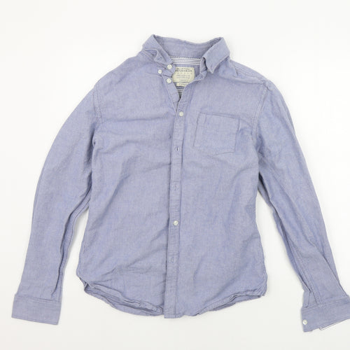 burton menswear Mens Blue    Button-Up Size M