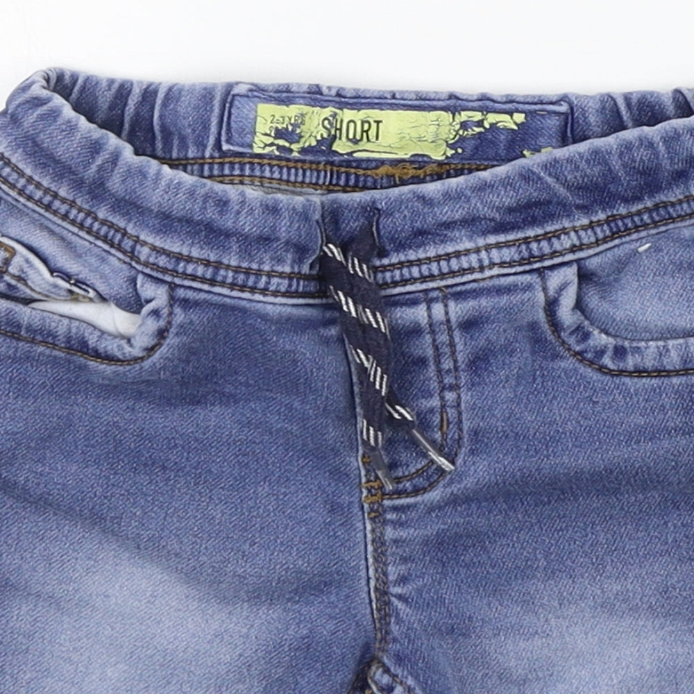 Primark Boys Blue   Chino Shorts Size 2-3 Years
