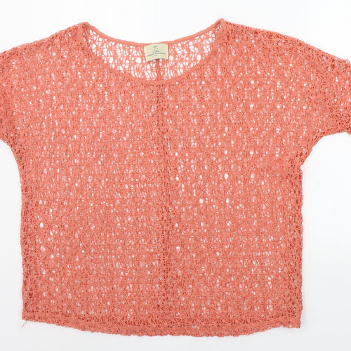 Next  Womens Orange   Pullover Jumper Size 14