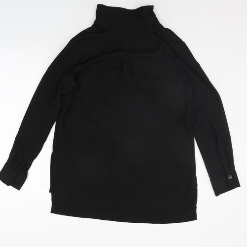 Primark Womens Black   Shirt Dress  Size 8