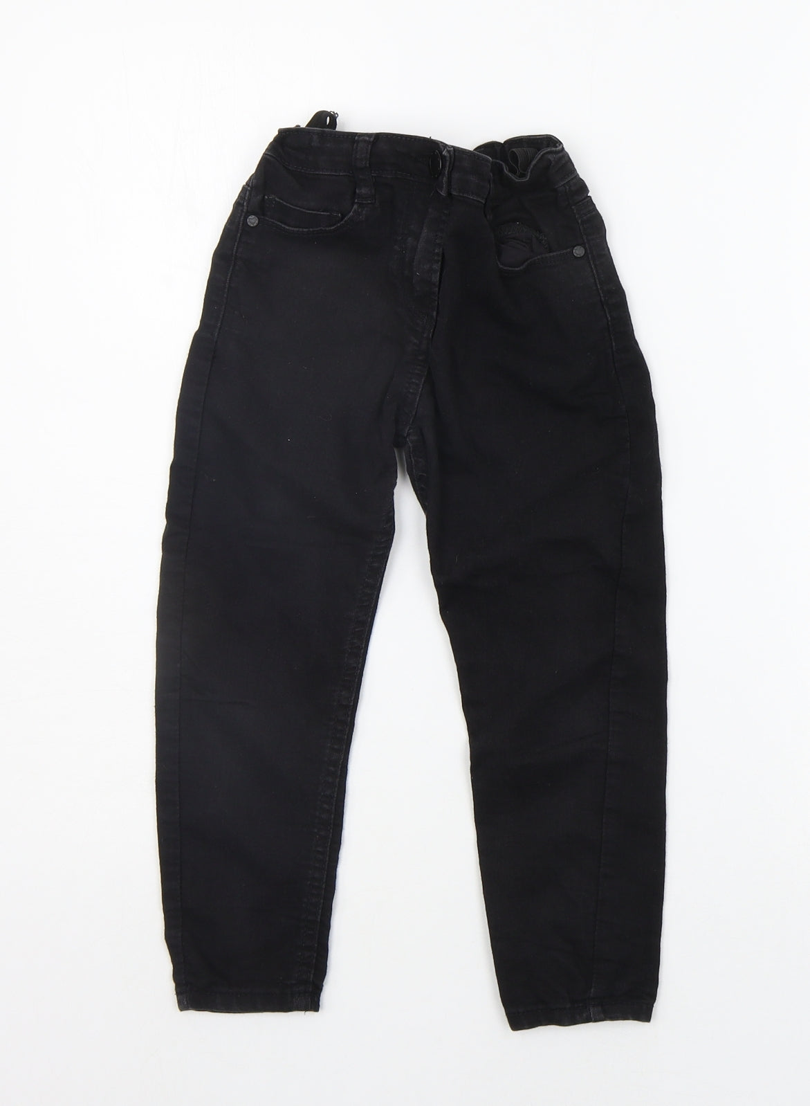 Matalan Girls Black   Straight Jeans Size 6 Years
