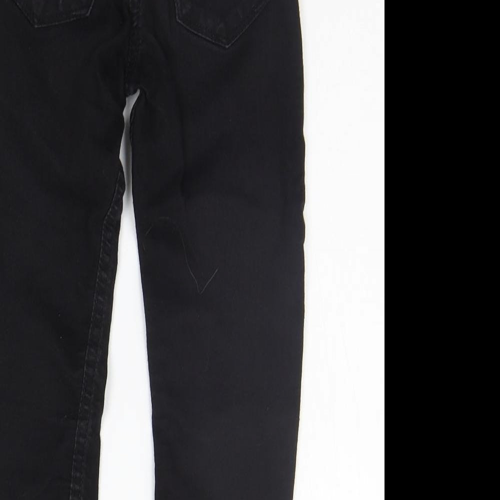 Matalan Girls Black   Straight Jeans Size 6 Years