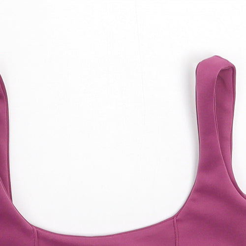 PRETTYLITTLETHING Womens Pink   Cropped Tank Size 4