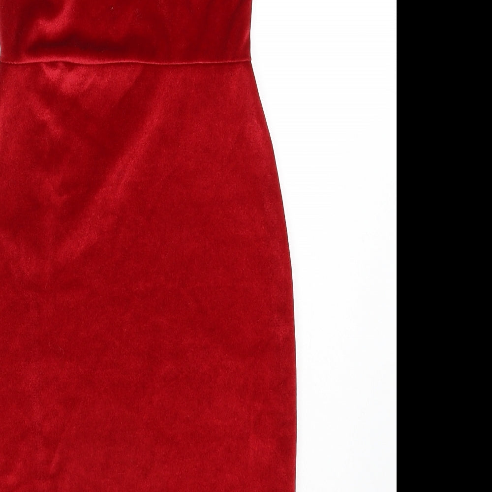 PRETTYLITTLETHING Womens Red   Mini  Size 4