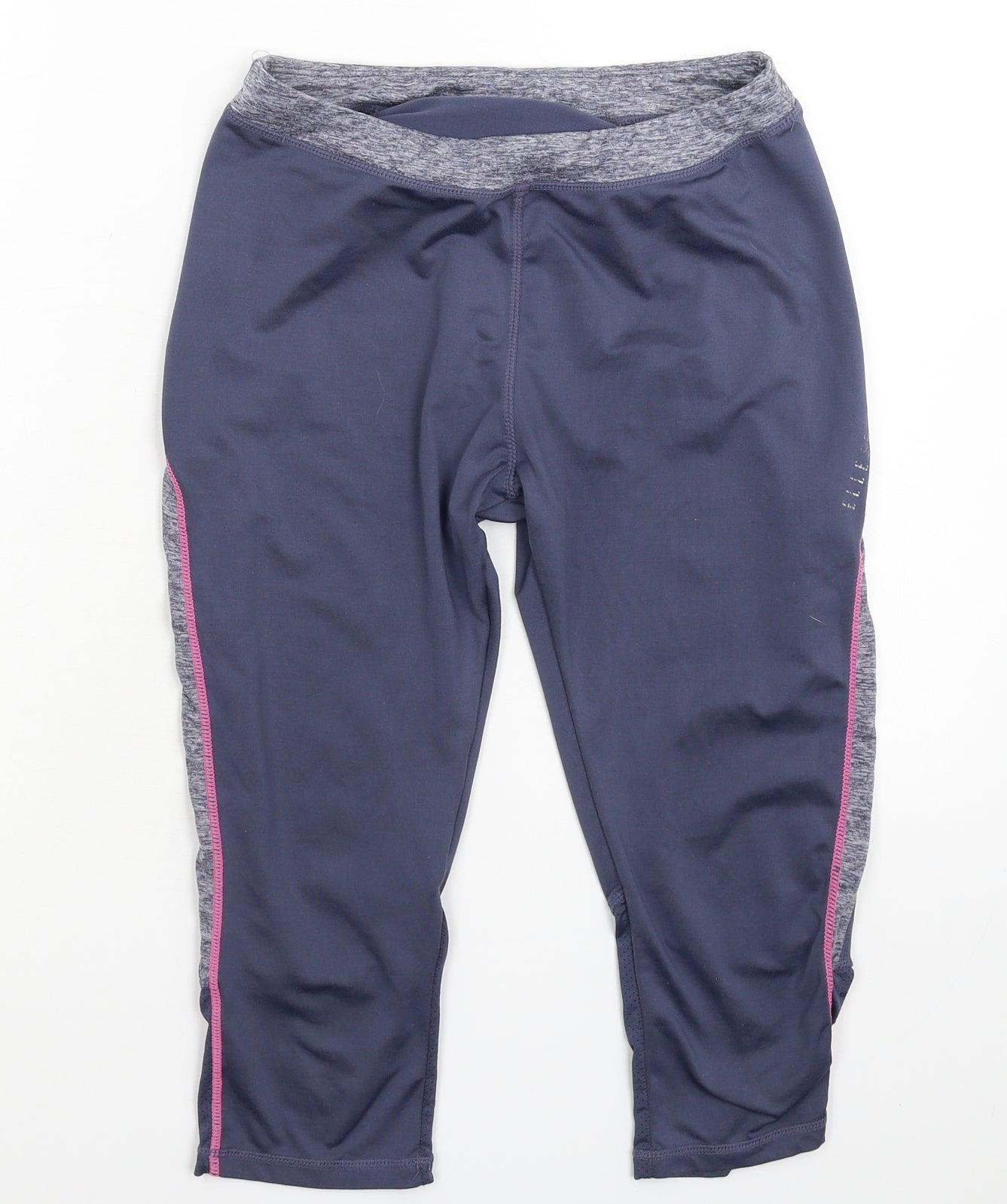 Elle Sport Womens Grey   Compression Shorts Size 10