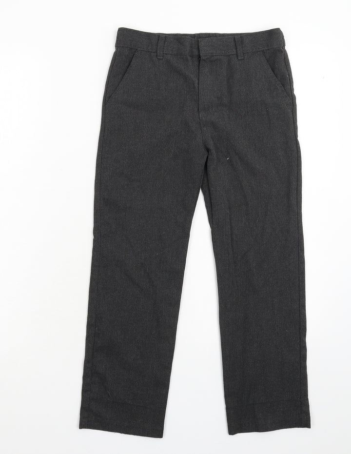 F&F Boys Grey Dress Pants Trousers Size 8-9 Years