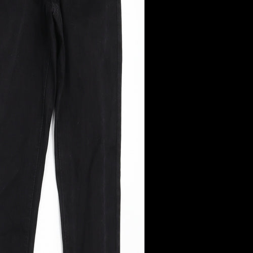 Denim & Co. Womens Black  Denim Jegging Jeans Size 8 L30 in