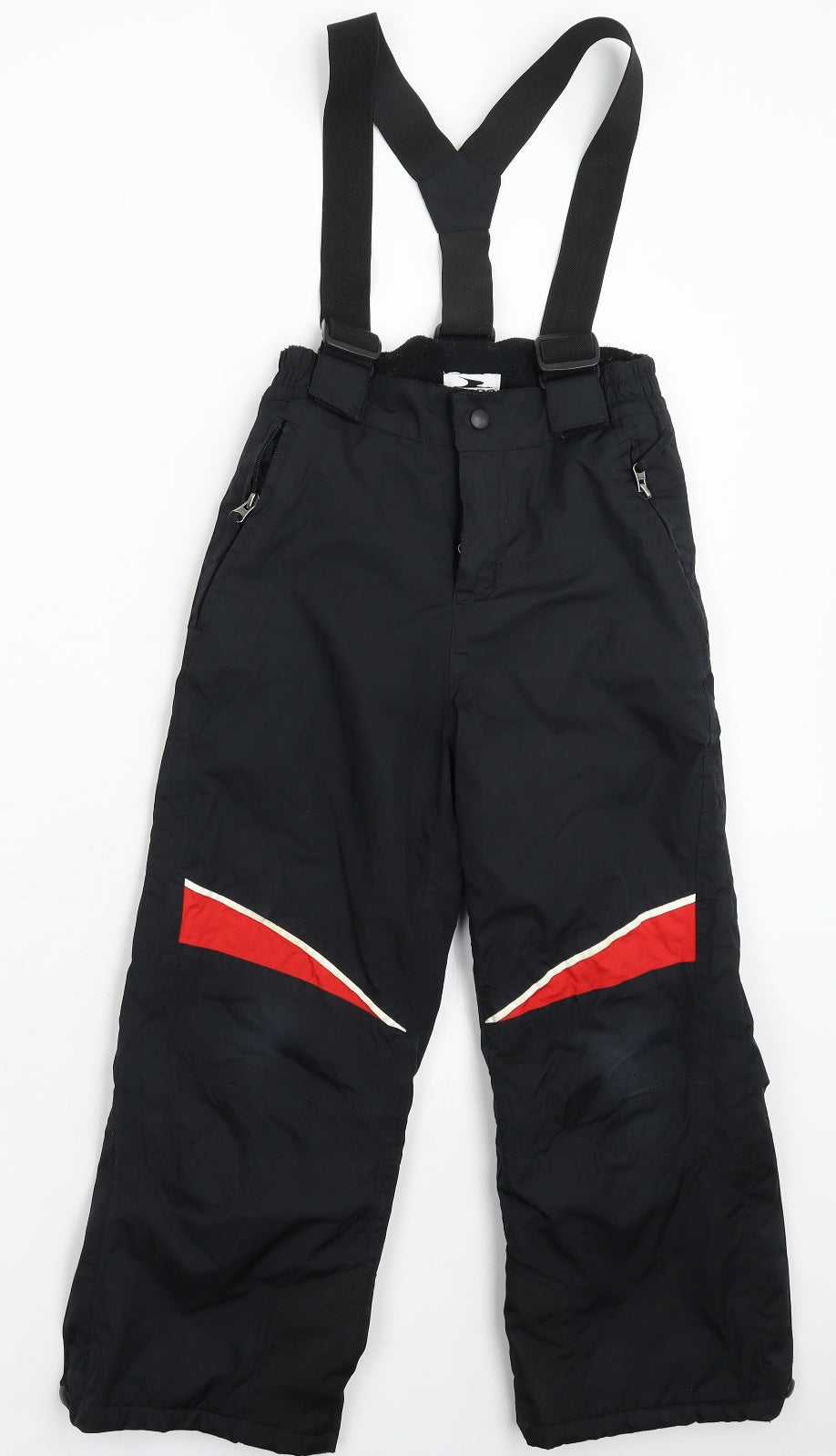 Crane Boys Black   Snow Pants Trousers Size 6-7 Years
