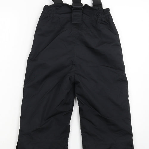 Crane Boys Black   Snow Pants Trousers Size 6-7 Years