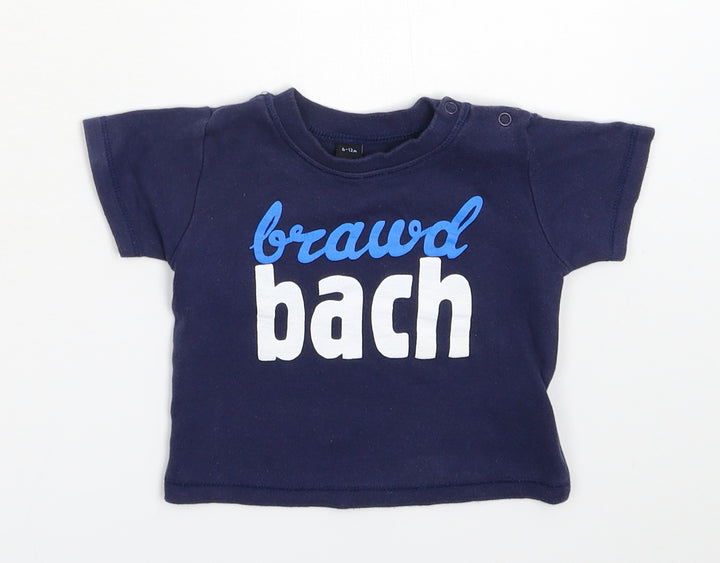 BabyBugz Baby Blue   Basic T-Shirt Size 9-12 Months
