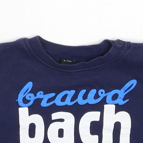 BabyBugz Baby Blue   Basic T-Shirt Size 9-12 Months