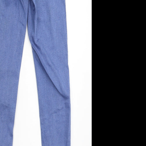 Denim & Co. Womens Blue  Denim Jegging Jeans Size 6 L28 in