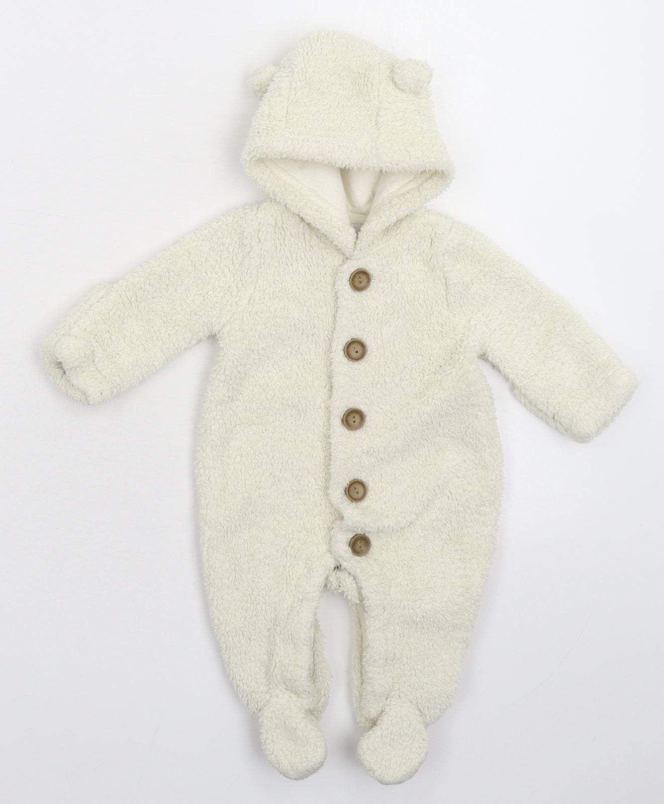 Gap Baby White   Coverall One-Piece Size 0-3 Months