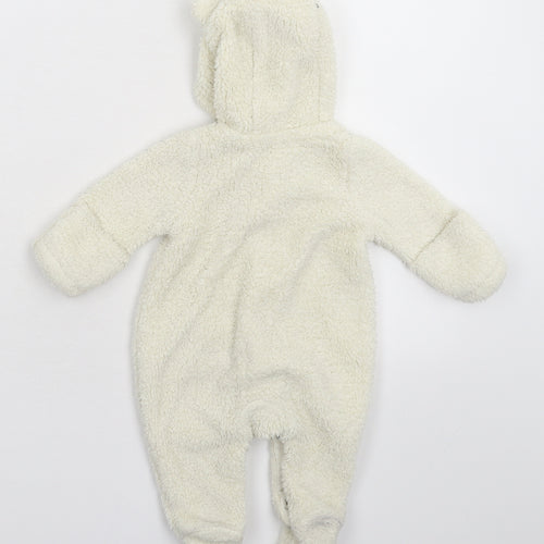 Gap Baby White   Coverall One-Piece Size 0-3 Months
