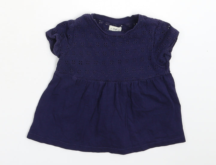 F&F Girls Blue Fit & Flare Size 2-3 Years