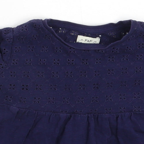 F&F Girls Blue   Fit & Flare  Size 2-3 Years