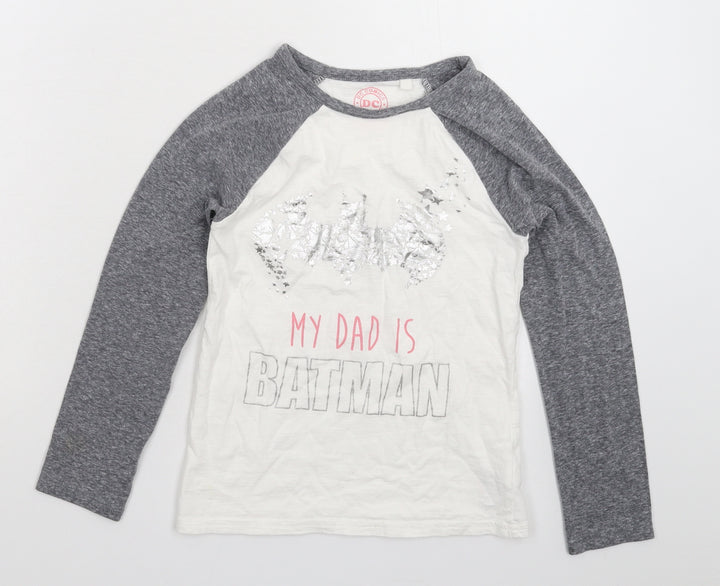 NEXT Girls Multicoloured Basic T-Shirt Size 6 Years