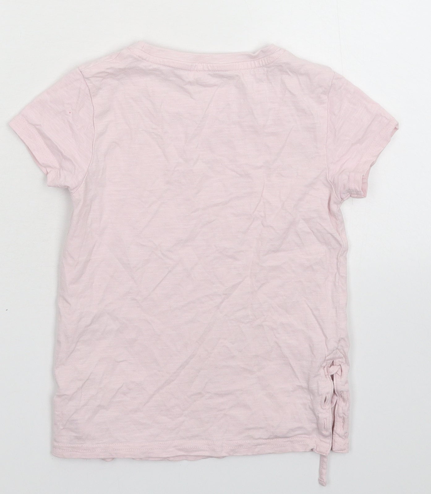 NEXT Girls Pink   Basic T-Shirt Size 7 Years