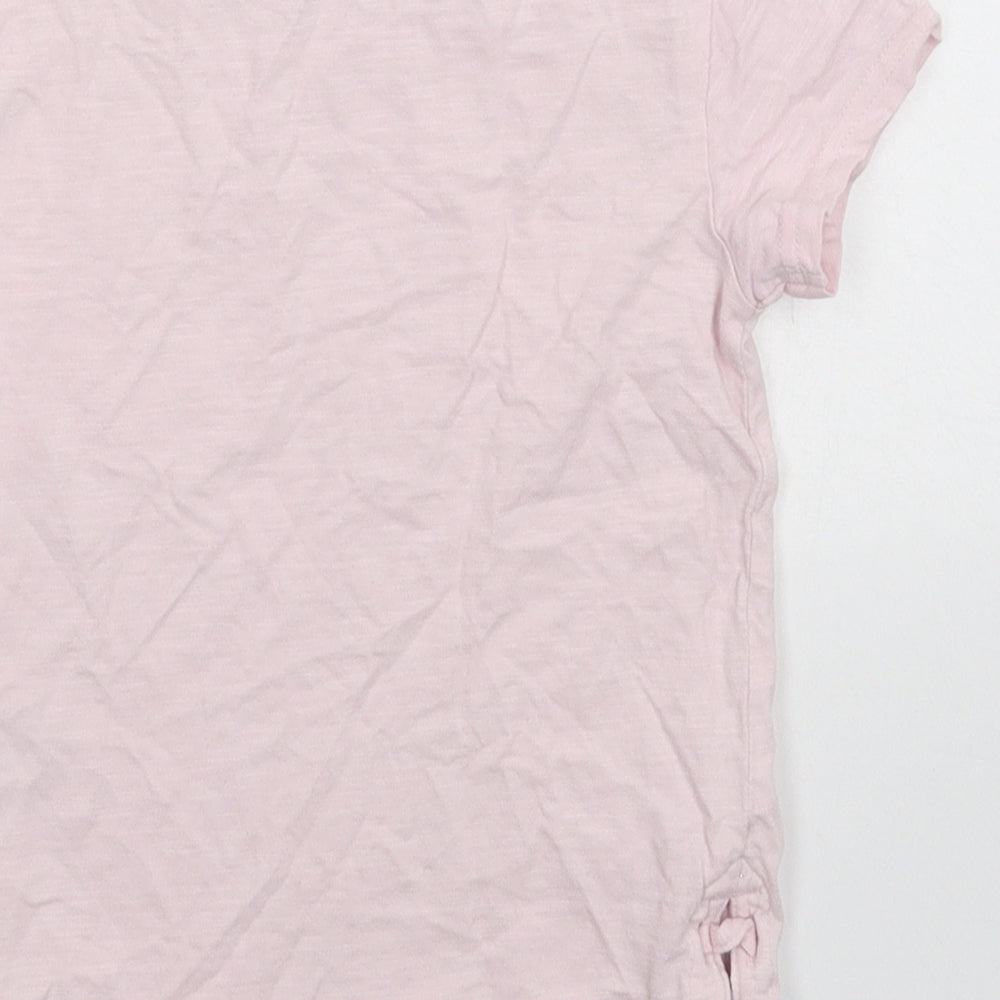 NEXT Girls Pink   Basic T-Shirt Size 7 Years
