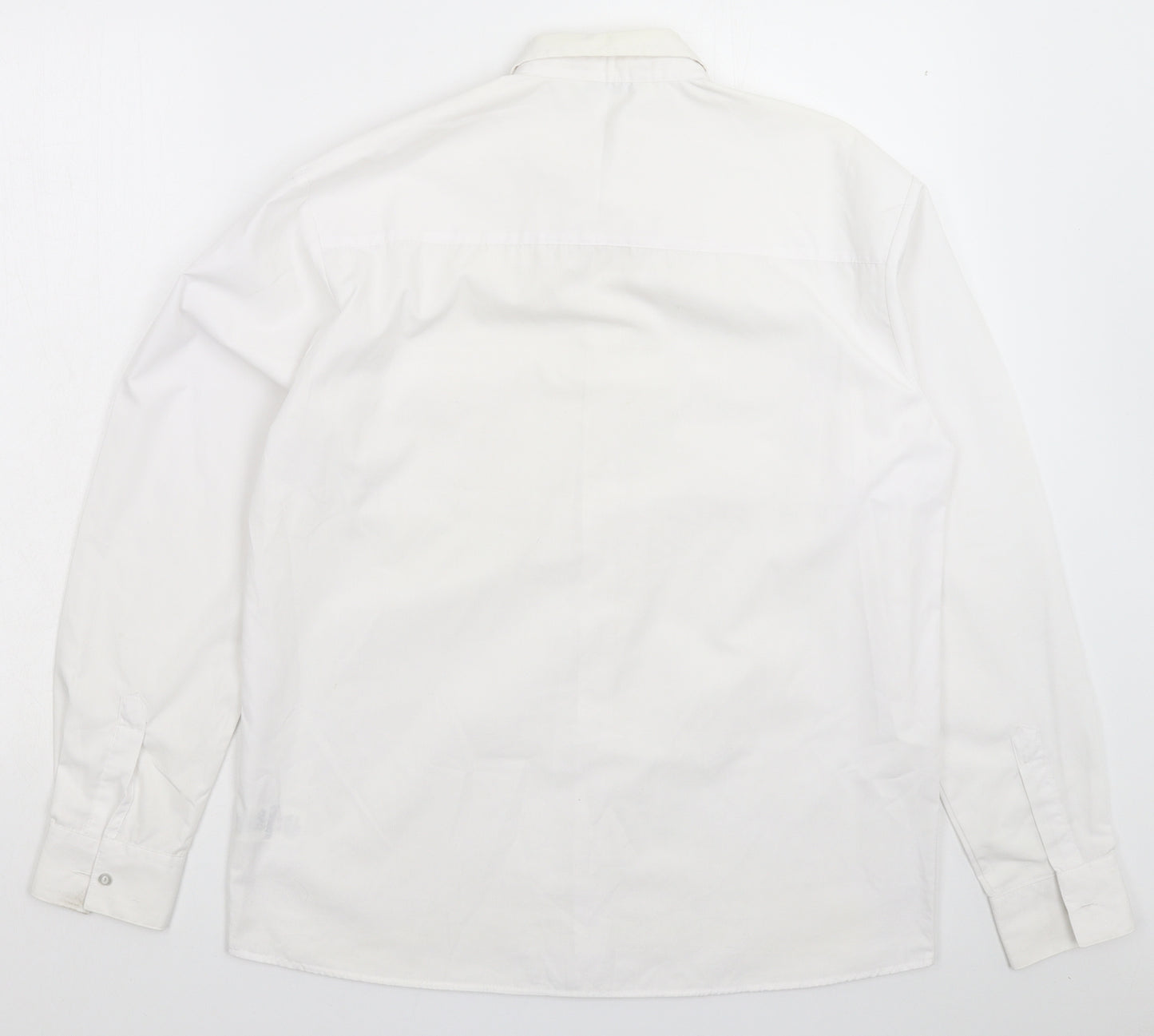 George Boys White   Basic Button-Up Size 15-16 Years