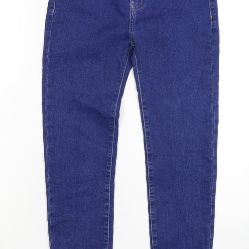 Pull&Bear Womens Blue  Denim Skinny Jeans Size 28 in L26 in