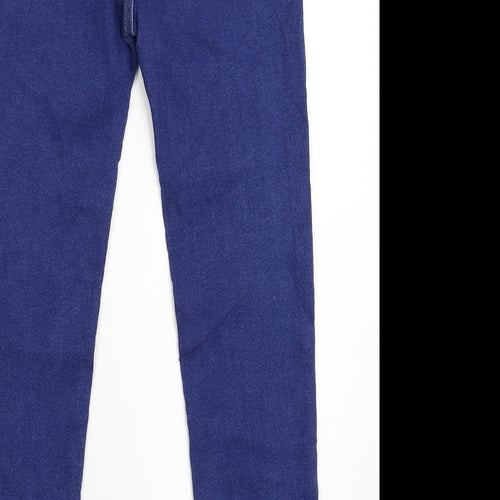 Pull&Bear Womens Blue  Denim Skinny Jeans Size 28 in L26 in