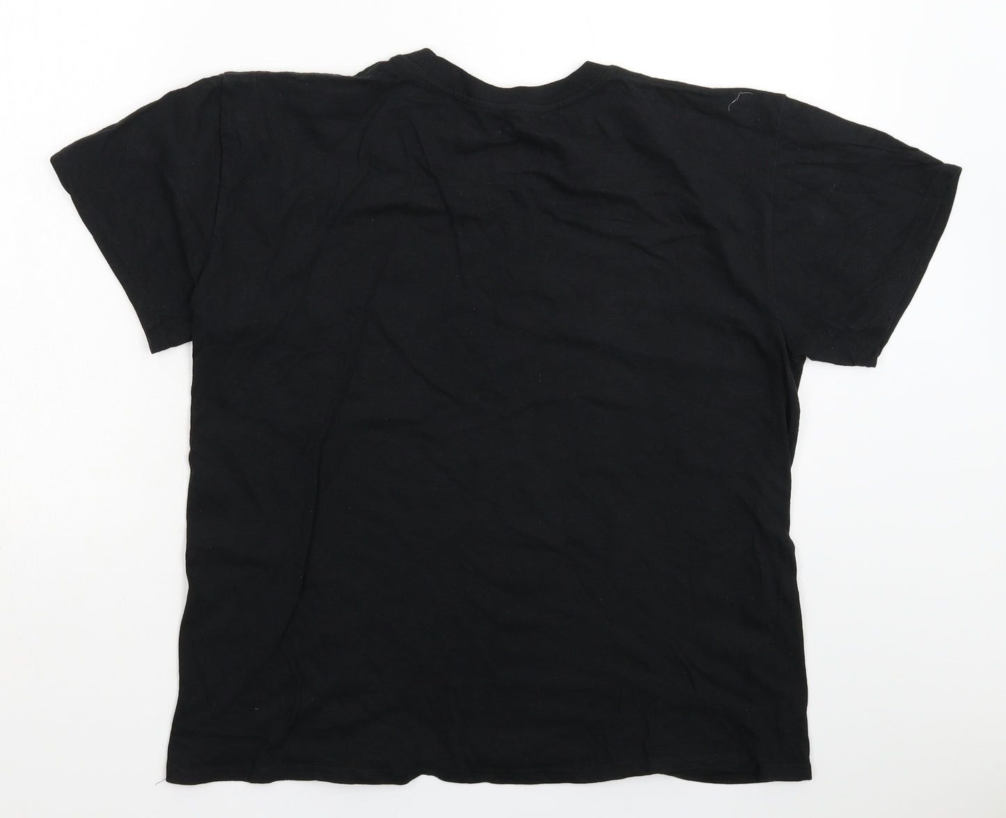 London Mens Black    T-Shirt Size L
