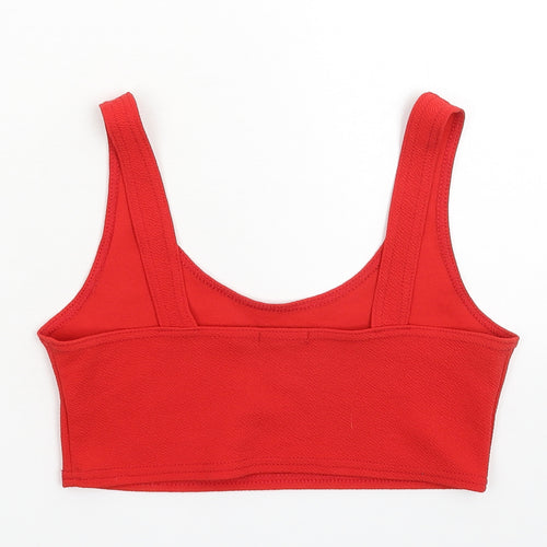 Boohoo Womens Red   Basic Tank Size 10
