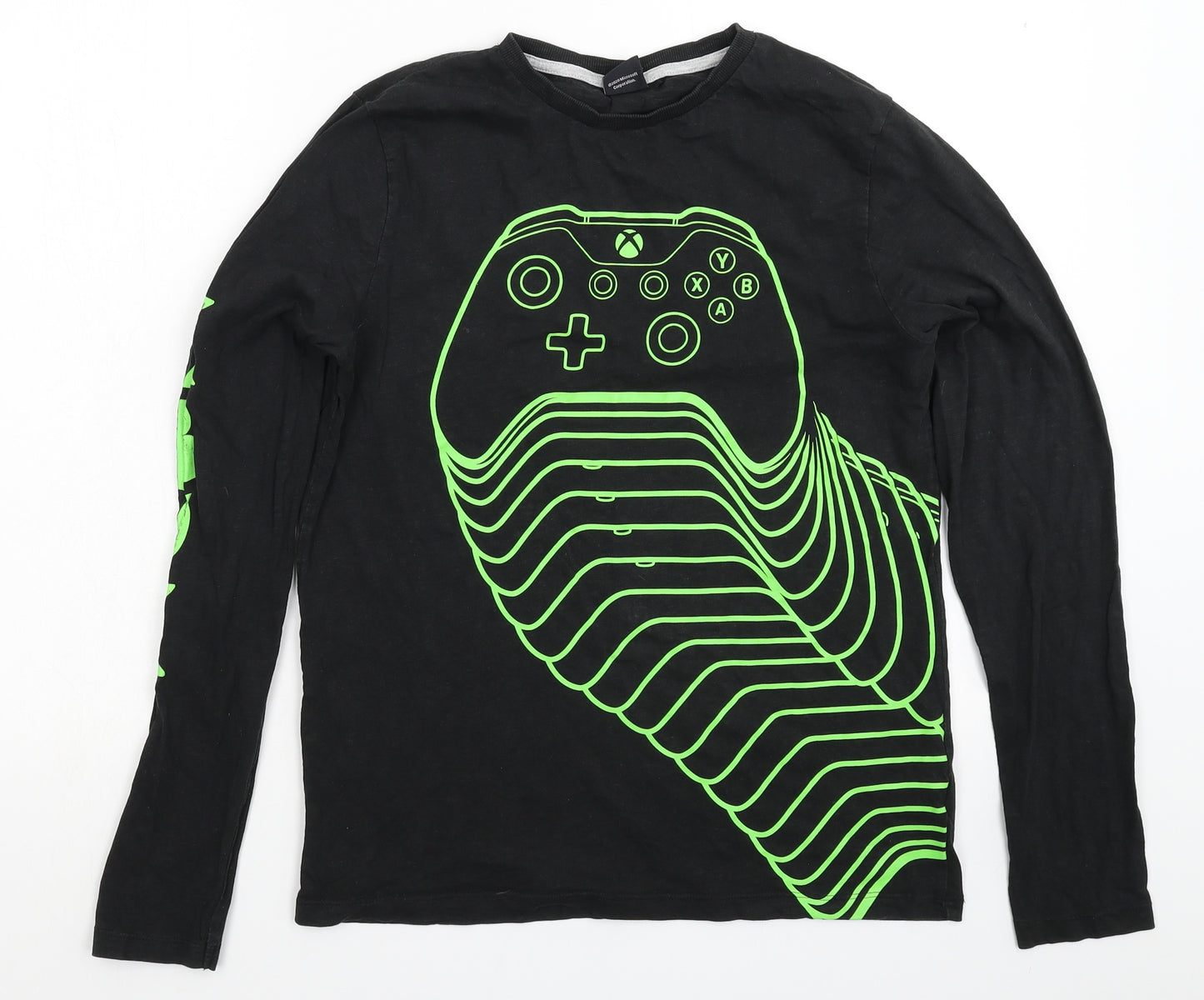 NEXT Boys Black   Basic T-Shirt Size 15 Years  - XBOX