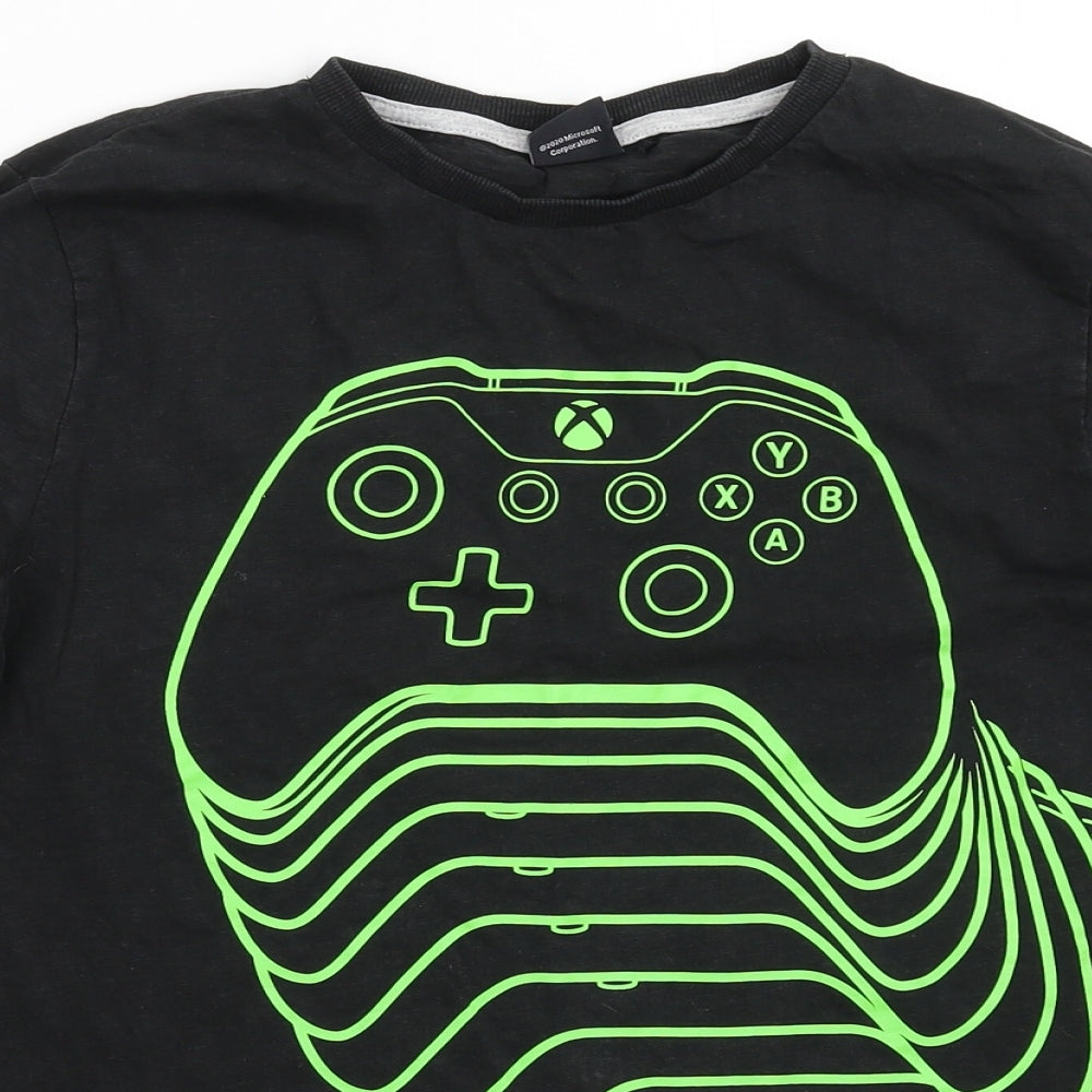 NEXT Boys Black   Basic T-Shirt Size 15 Years  - XBOX