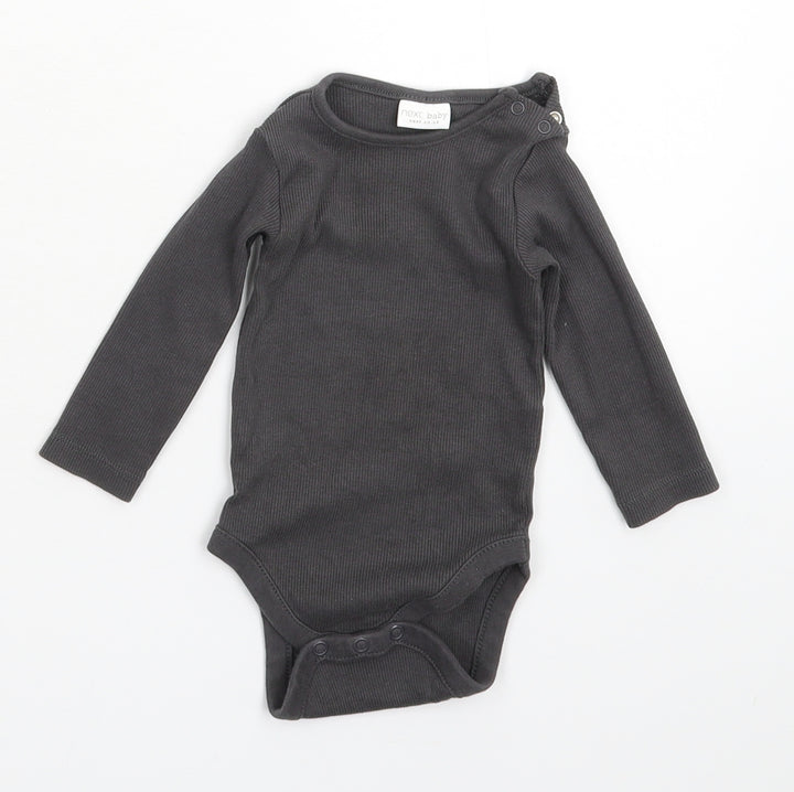 NEXT Baby Grey Babygrow One-Piece Size 3-6 Months