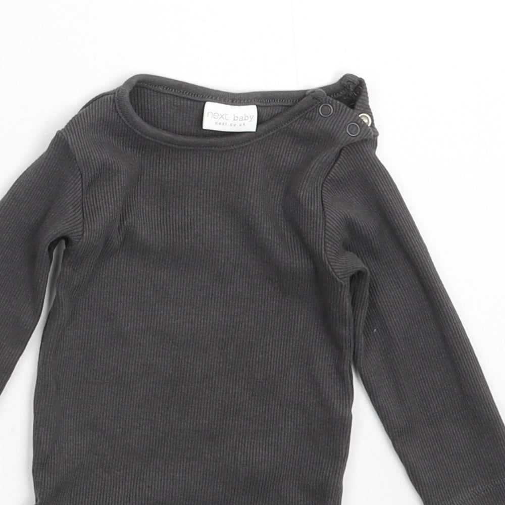 NEXT Baby Grey   Babygrow One-Piece Size 3-6 Months