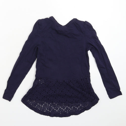 TU Girls Blue   Basic T-Shirt Size 7 Years