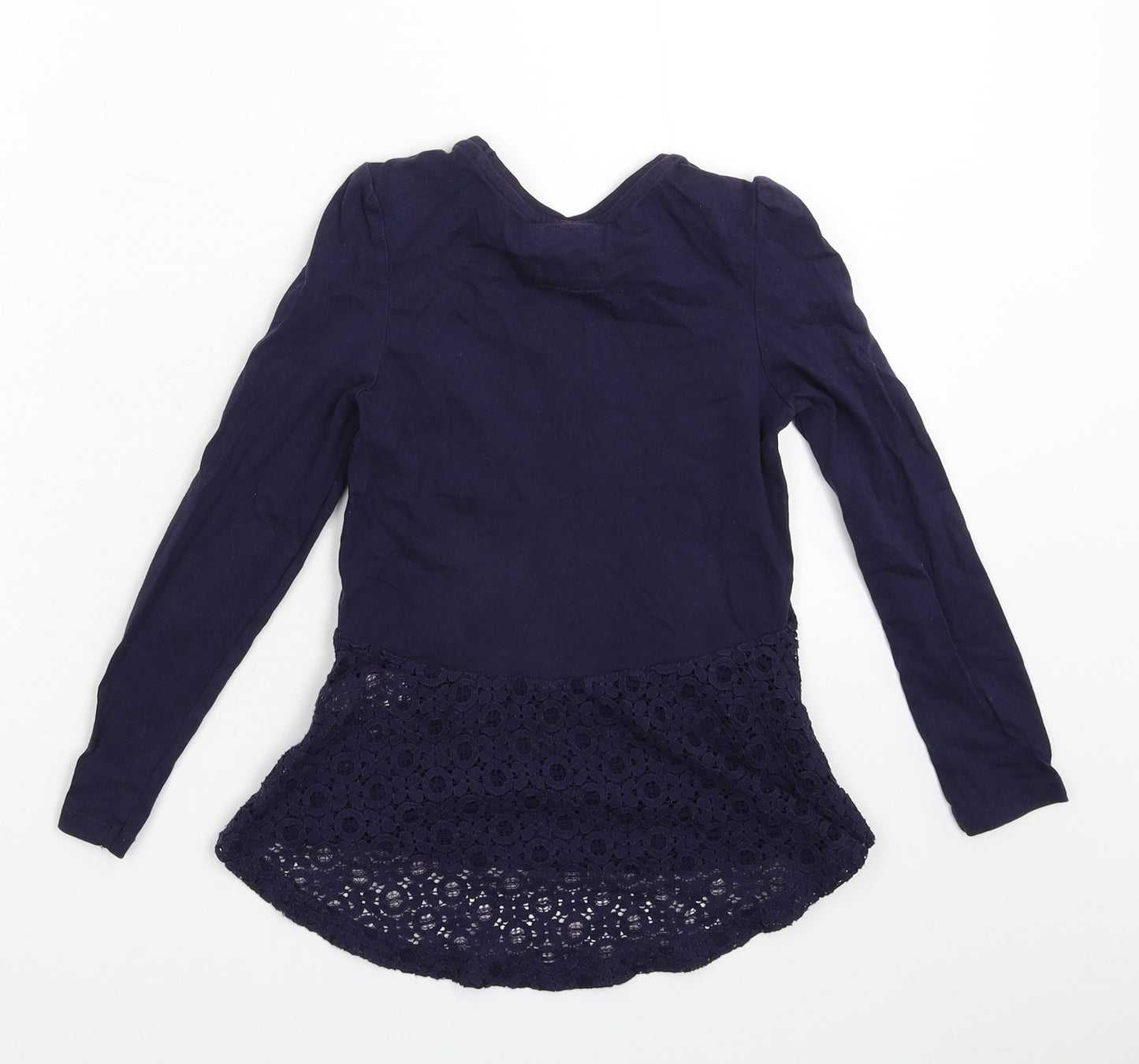 TU Girls Blue   Basic T-Shirt Size 7 Years