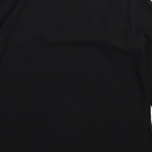 H&M Womens Black   Basic Blouse Size 10